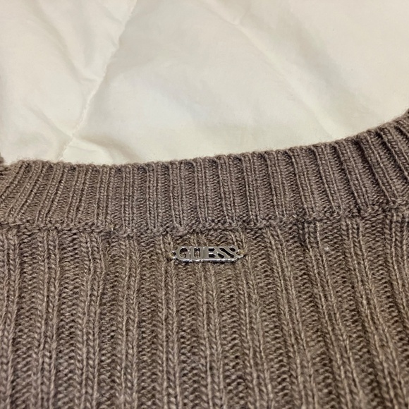 Taupe colour stylish sweater - Picture 6 of 8
